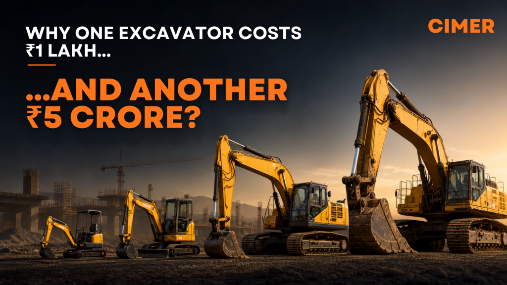 Excavator price in India